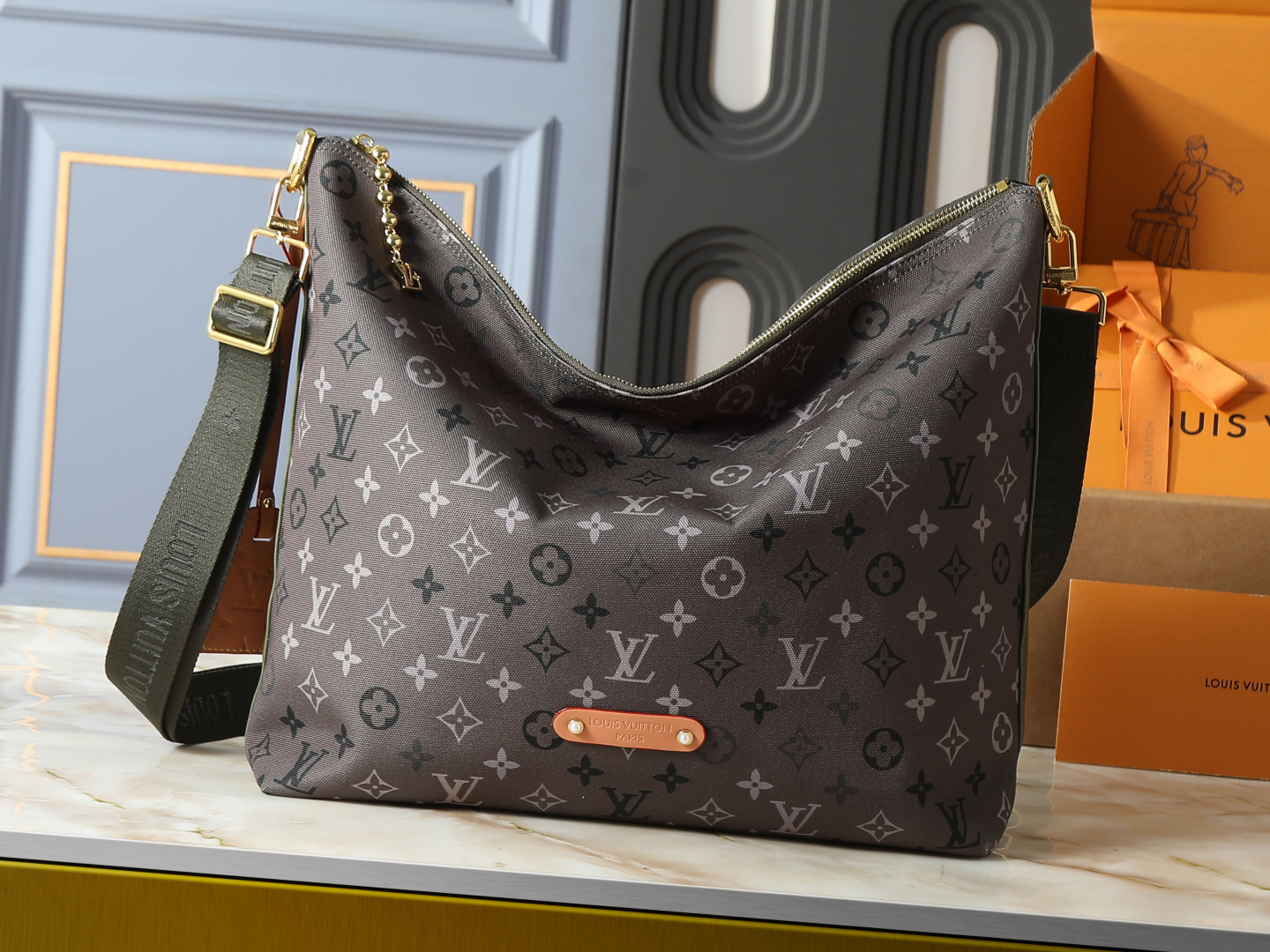 LV Alma Bb Handbag Monogram Canvas Magnetic Lock Elegant Look Limited